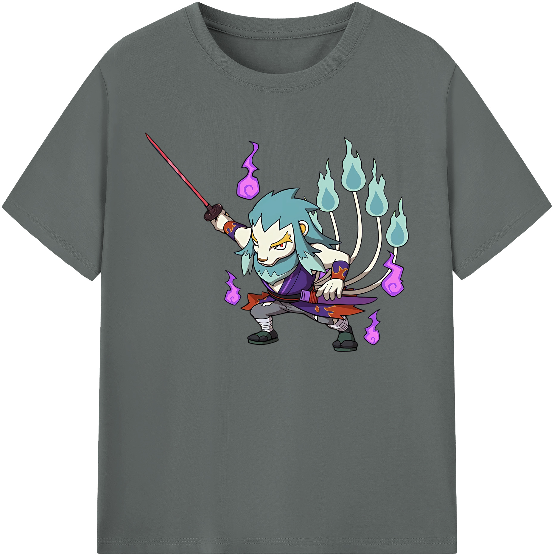 （画像用） 妖怪ウォッチ Yo-kai Watch 綿100％ メンズ半袖Tシャツ｜肌触りやわらか＆通気性